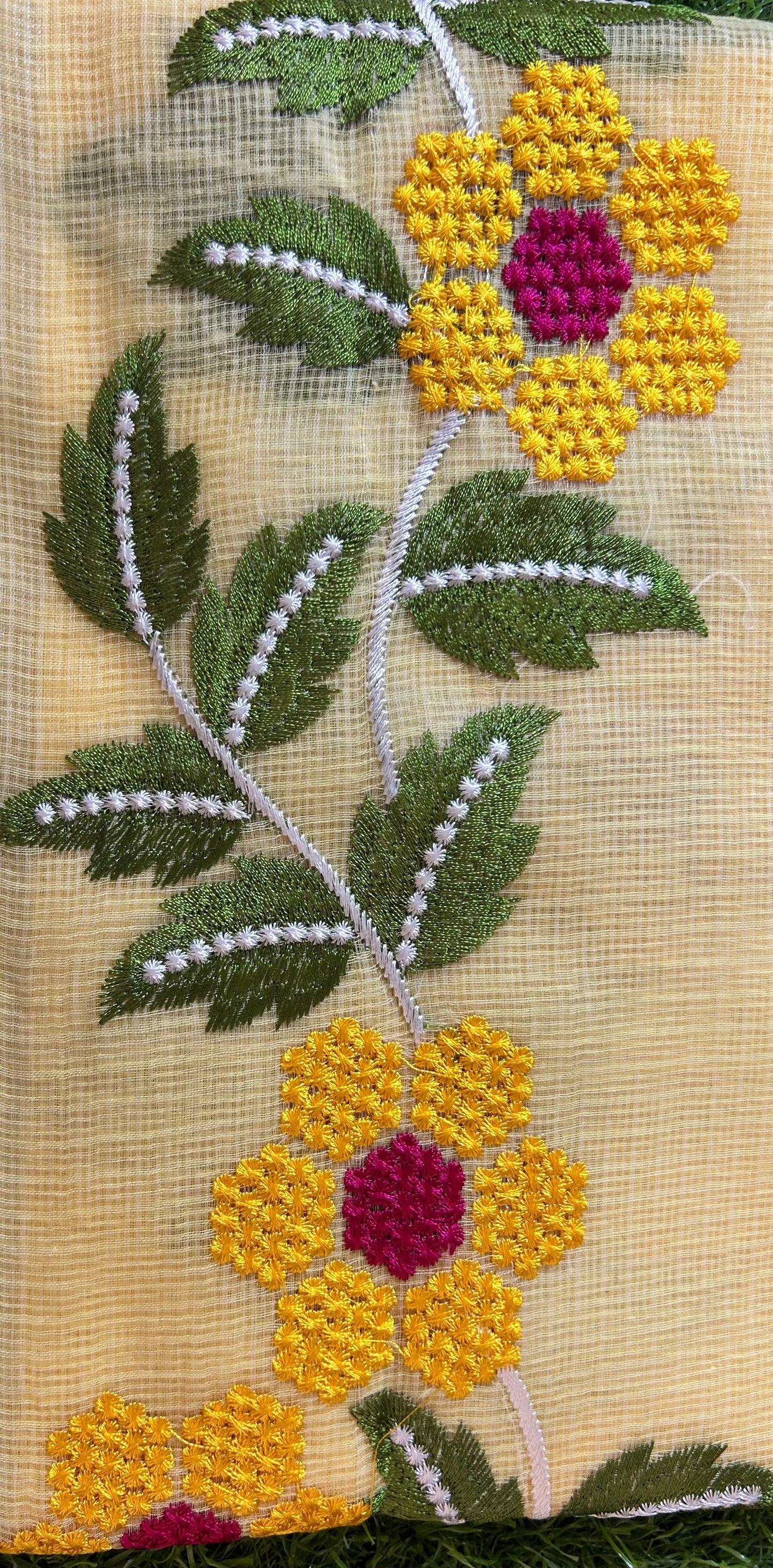 Kota Embroidery Work Saree