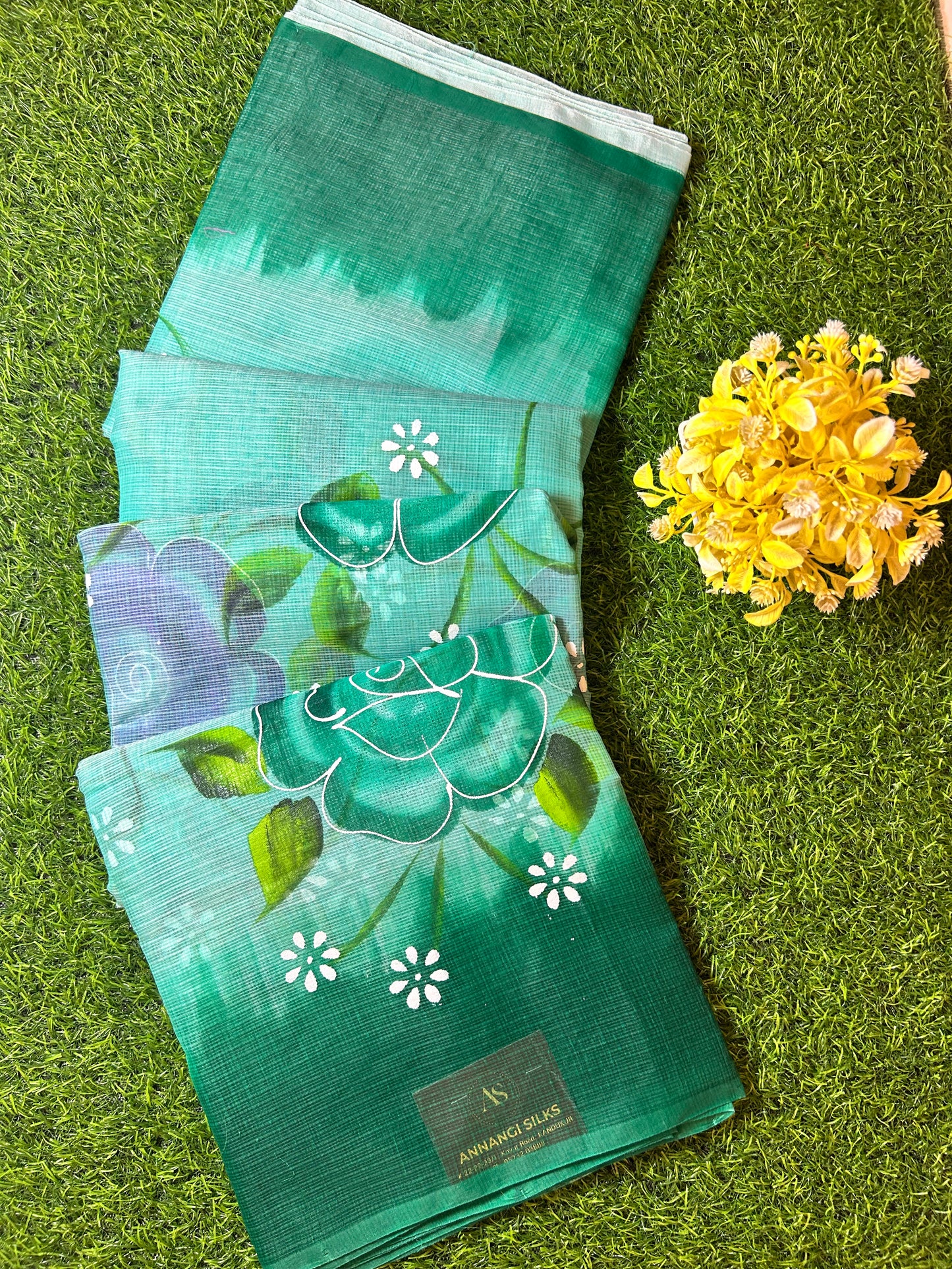 Kota Hand Paint Saree