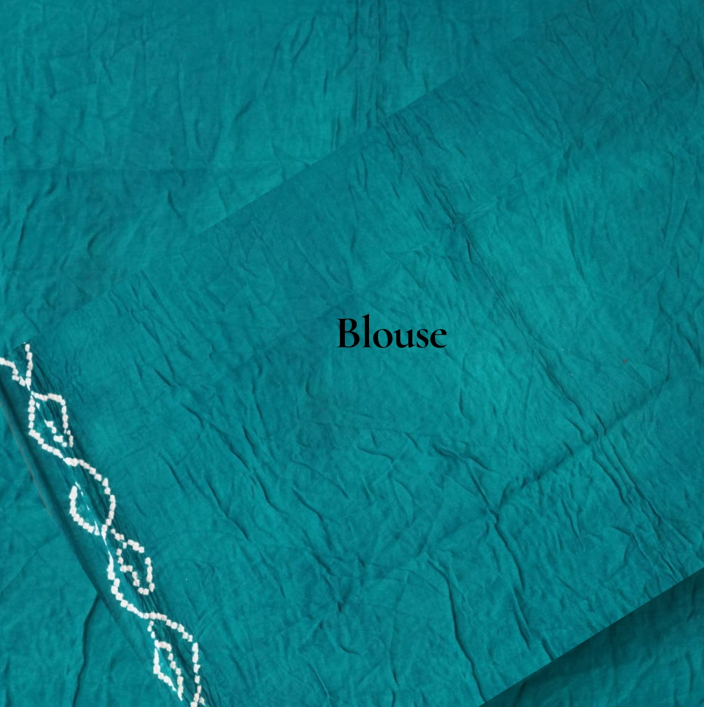 ✨ Turquoise Bandhani Saree ✨