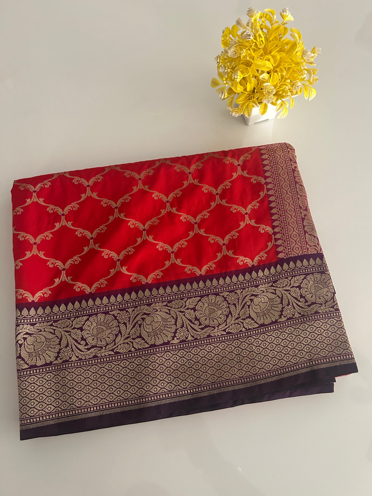 Semi katan silk saree