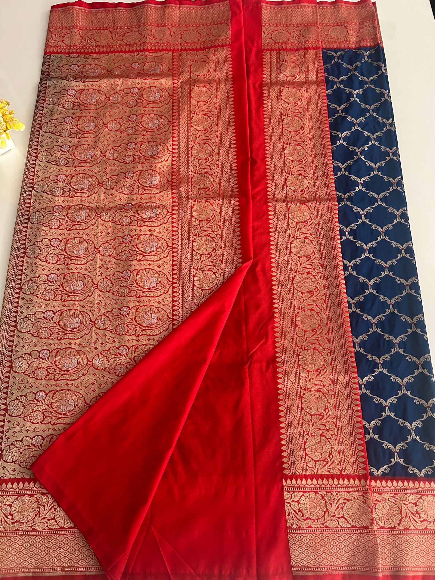 Semi katan silk saree