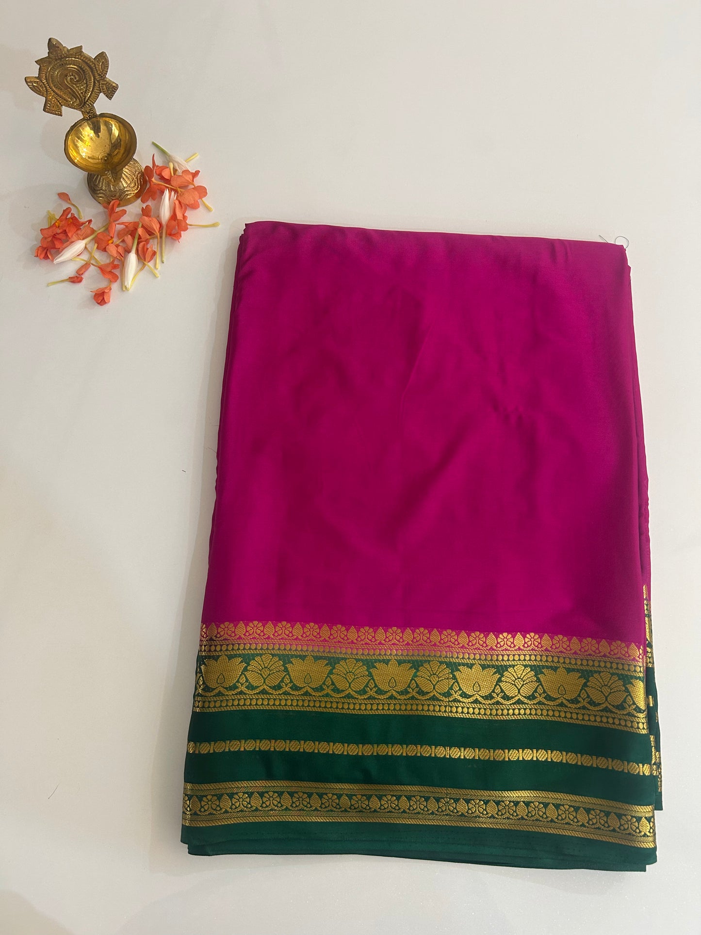 Semi mysoresilk saree