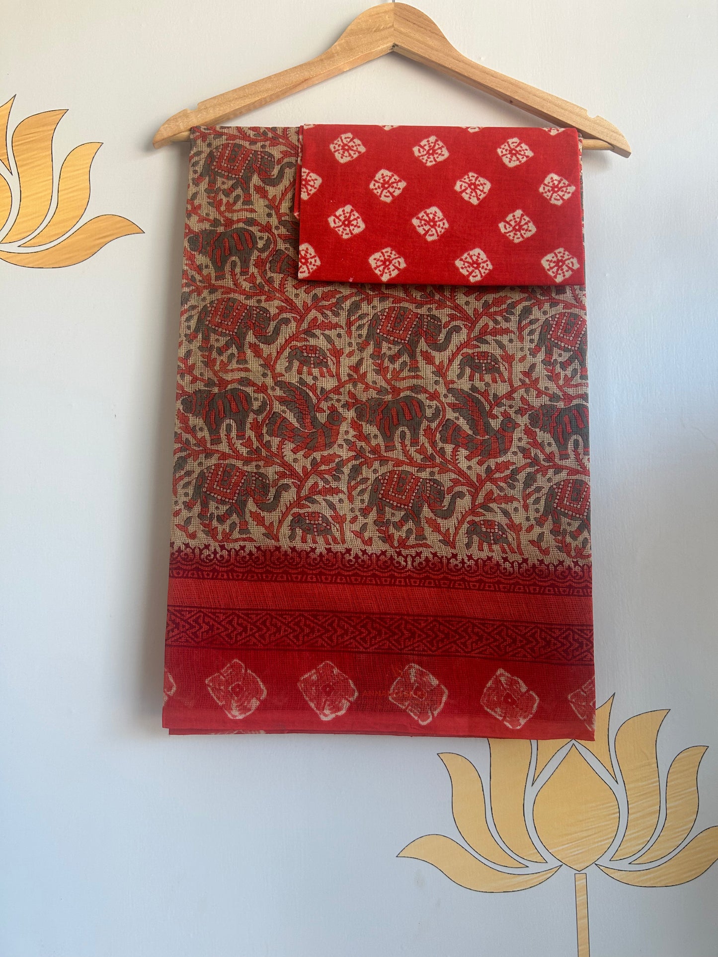 Kalamkari Cotton Saree