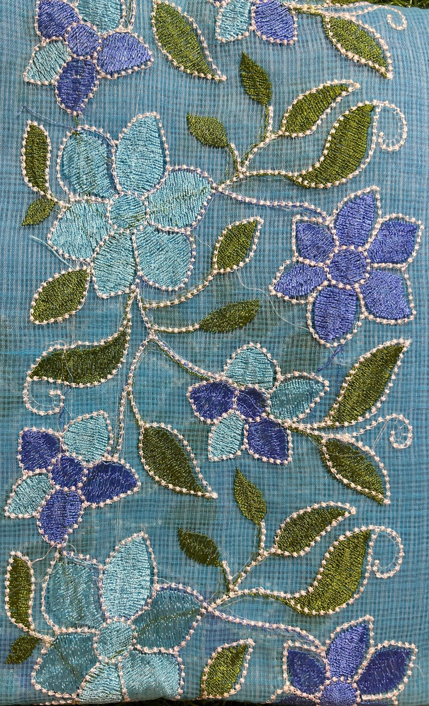 Kota Embroidery Work Saree