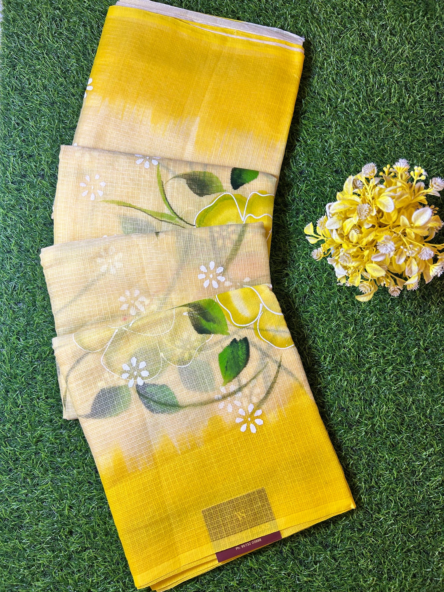 Kota Hand Paint Saree