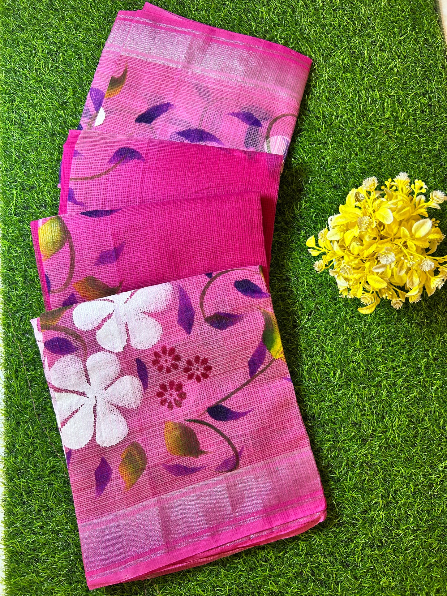 Kota Hand Paint Saree