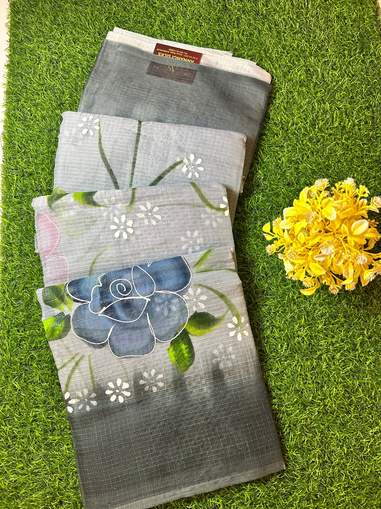 Kota Hand Paint Saree