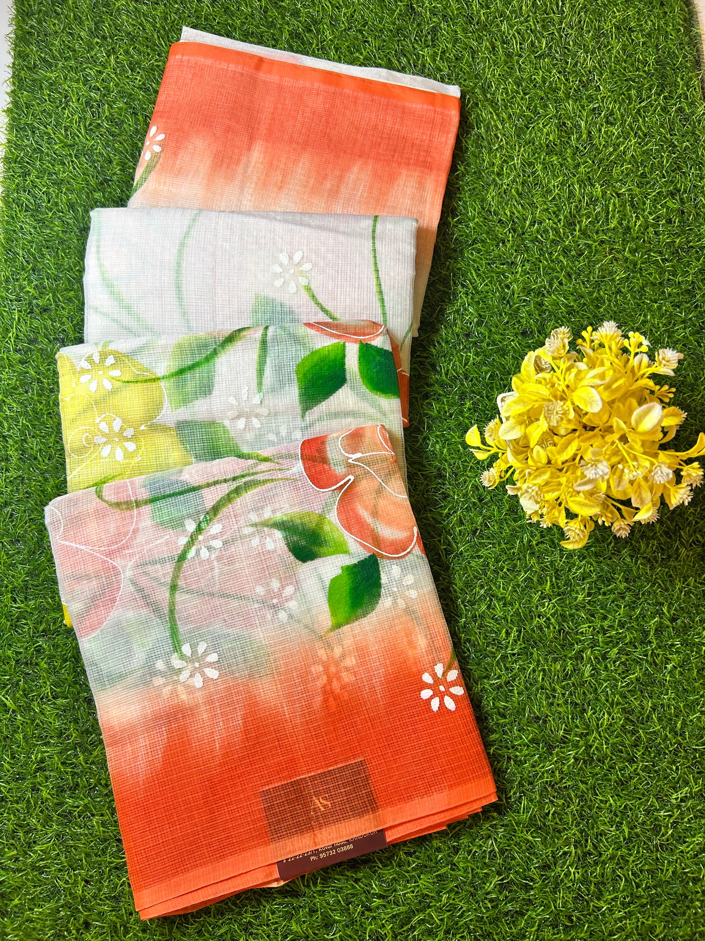 Kota Hand Paint Saree
